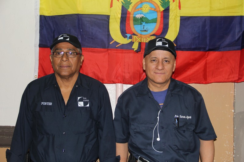 Attendees at Ecuadorian celebration event